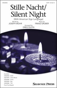 Stille Nacht/Silent Night SATB choral sheet music cover